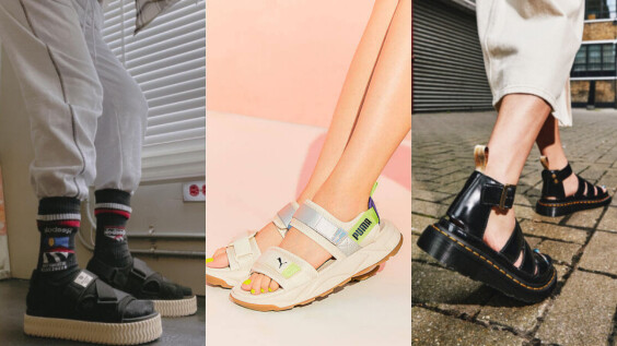 厚底涼鞋不只可以拉長比例!盤點Dr. Martens、Puma、Excelsior...9款還可以修飾腳踝的厚底涼鞋