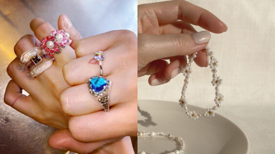 日韓串珠飾品持續流行！可愛小花串珠戒指、手鍊、口罩鍊超簡單做，詳細步驟教給你（附教學影片