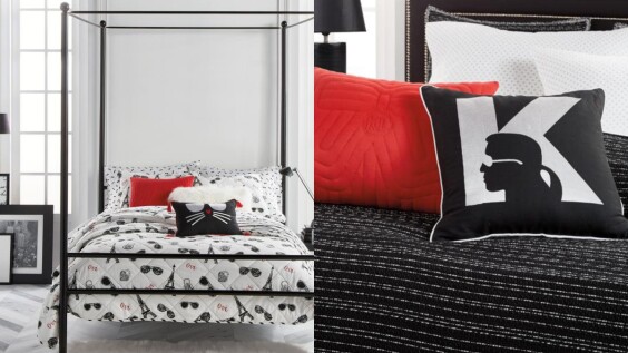 首次登台開賣！時尚老佛爺推出Karl Lagerfeld寢具系列抱枕、床包到涼被全都有，質感居家生活必入手
