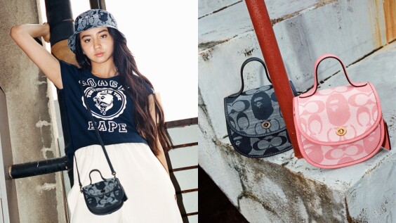 潮度破表BAPE® X Coach聯名系列無預警登場!復古迷你包、手機套、零錢包…5大包款一次看,最低不到5千元