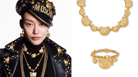 Moschino把泰迪熊化為耳環、項鍊、手鍊、戒指還有髮夾,全新BIJOUX BIJOUX BIJOUX首飾系列必買TOP6推薦(附售價)