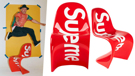 Vitra Panton Chair X Supreme 聯手打造性感與潮流兼具多設計名椅,現正熱賣中,玩家必收