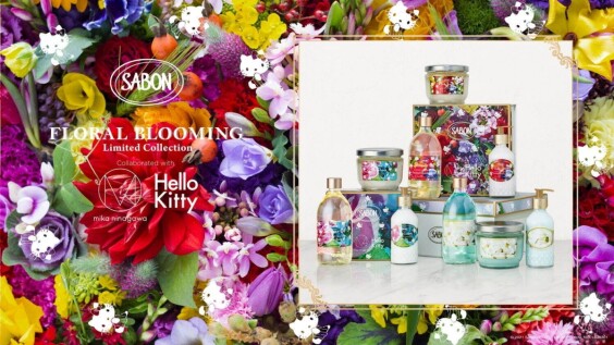 SABON日本太會!找來蜷川実花、Hello Kitty三方聯名,限定包裝夢幻得太想收