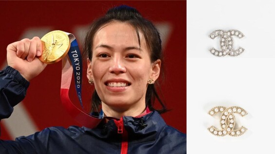 郭婞淳奧運戴上香奈兒雙C logo耳環奪金!戴資穎也收了類似款,售價及更多英文字母耳環推薦