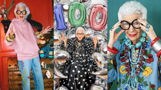 「世界最潮阿嬤」Iris Apfel 百歲生日快樂!八大重點解析她一生都在做自己的私服風格