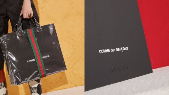 Gucci無預警聯手Comme des Garçons推出聯名托特包!開賣日+販售資訊一次告訴你
