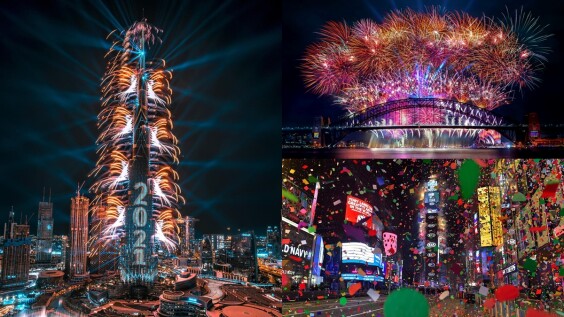 2022全球跨年煙火直播總整理!雪梨歌劇院、紐約時代廣場4大景點全都有