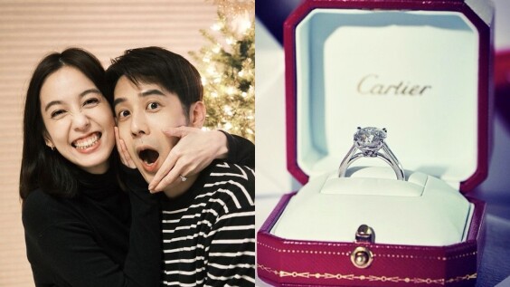 陳庭妮胡宇威要結婚了!甜曬Cartier鑽戒,摩納哥王妃、瑞莎也選同系列