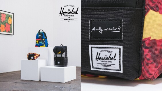 Herschel Supply X 普普大師Andy Warhol聯名來襲！招牌香蕉、牛躍上2大亮點包款