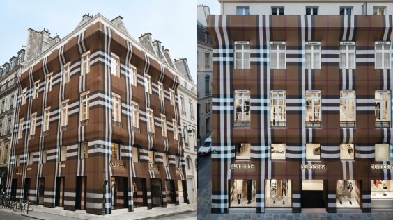 Burberry巴黎聖多諾黑街旗艦店換上經典格紋新裝,高達5層樓購物空間帶你搶先逛