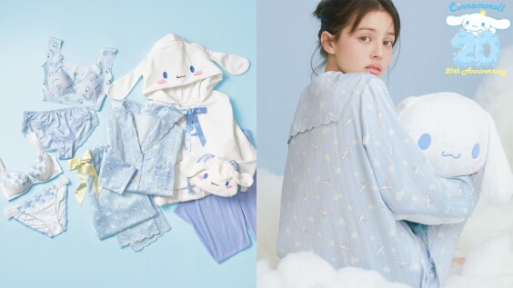 Peach John推出大耳狗聯名睡衣、家居服、成套內衣,6款聯名商品帶你看