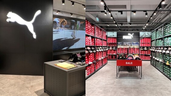 Puma全台最大Outlet開幕!佔地200坪、暗黑系風格、提供最完整系列