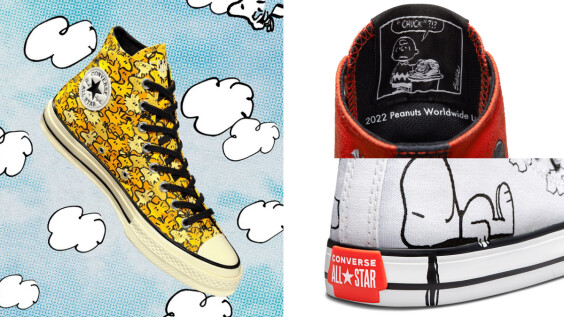 Converse X Peanuts聯名系列:Snoopy小紅屋鞋標、查理布朗鞋舌,可愛細節太欠收