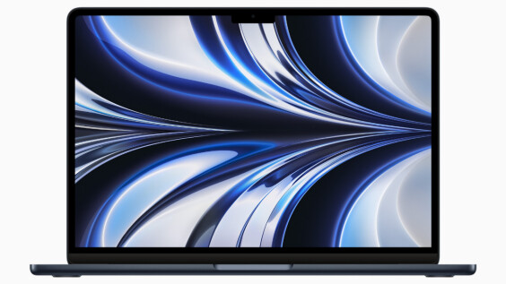 Apple MacBook Air蘋果全新筆電來了!搭載M2晶片、絕美午夜色