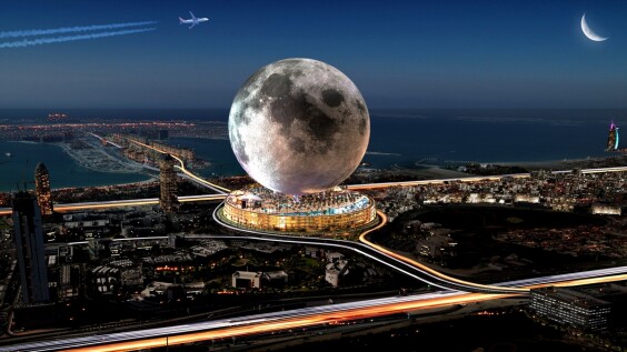 杜拜打造超狂渡假村「月球MOON」!耗資1560億還原逼真坑洞表面,更能體驗一回太空旅遊