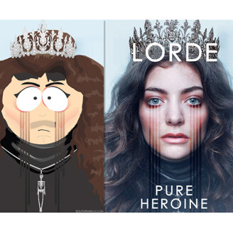 笑慘!南方四賤客開天才少女Lorde玩笑大唱:「呀呀呀我是Lorde~!」