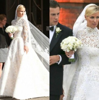 名媛Nicky Hilton披5萬英鎊Valentino婚紗出嫁!高富帥老公背景大有來頭