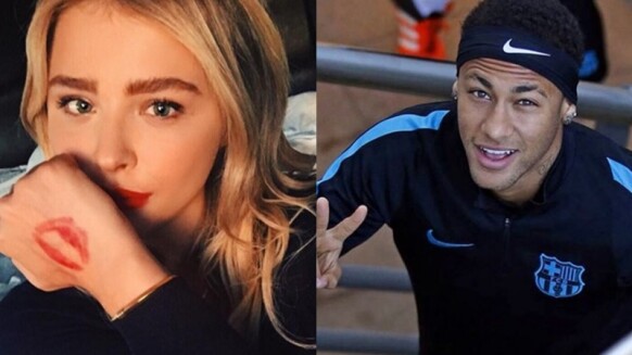 自拍就像小情侶!克蘿伊摩蕾茲Chloe Moretz 曾傳戀上巴西足球男神內馬爾Neymar