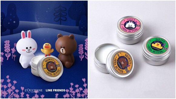 跟著熊大在流星下許願!日本歐舒丹L'OCCITANE 40週年再推Line Friends聯名乳油木果油