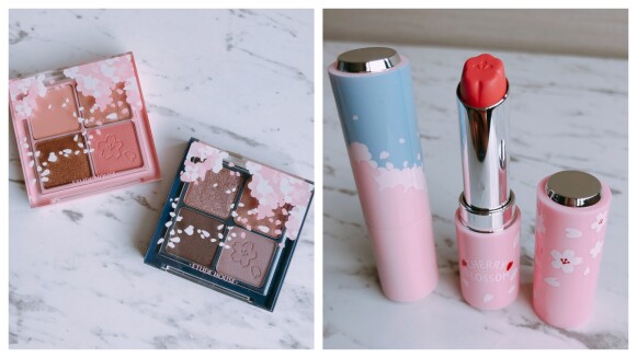留住櫻花季的浪漫!ETUDE HOUSE落櫻紛飛限定彩妝,口紅轉出來竟然是立體櫻花