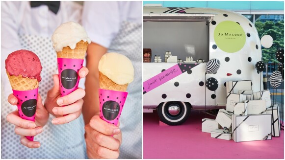一起來吃Jo Malone London的英國梨與小蒼蘭冰淇淋!期間周末限定Just Because禮因為你Gelato專車