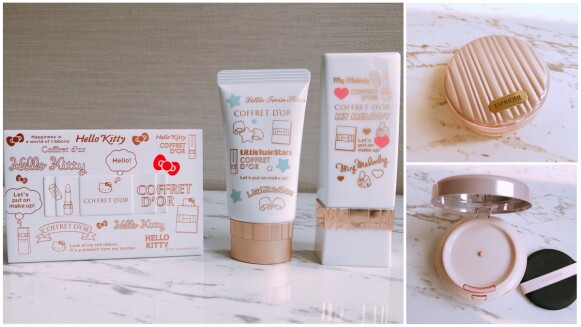 冬季底妝超水潤!COFFRET D’OR「生濕感」粉餅(還有HELLO KITTY聯名款)、高絲丰靡美姬隨行美肌BB調控粉底,上妝再久臉蛋還是水嫩嫩