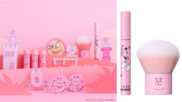 1028 x泡泡先生BARBAPAPA限量彩妝,超熱賣的飛激長瞬翹防水睫毛膏也換上粉紅色包裝,真的粉美