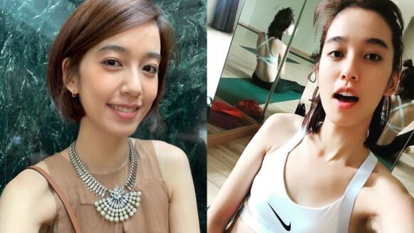 陳庭妮最嚮往天生「內建天然腮紅」的好氣色,平時就靠「跑步半小時、化妝一定注意唇色跟腮紅、喝點小酒到微醺」這三件事