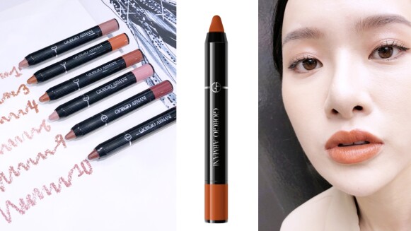ARMANI首度推出口紅筆!Giorgio Armani奢華訂製美唇色筆#3可可奶茶,美到小紅書網友都暴動