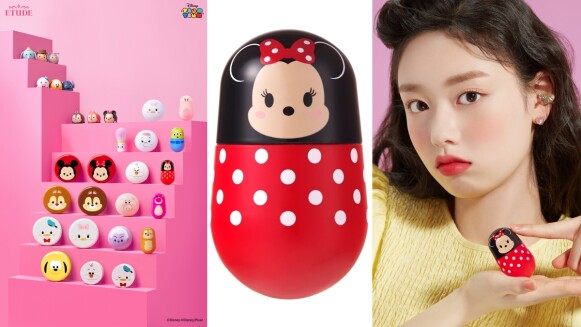 ETUDE 2020年最強迪士尼聯名TSUM TSUM系列!把米妮、熊抱哥、奇奇蒂蒂做成不倒翁唇釉實在可愛到炸裂