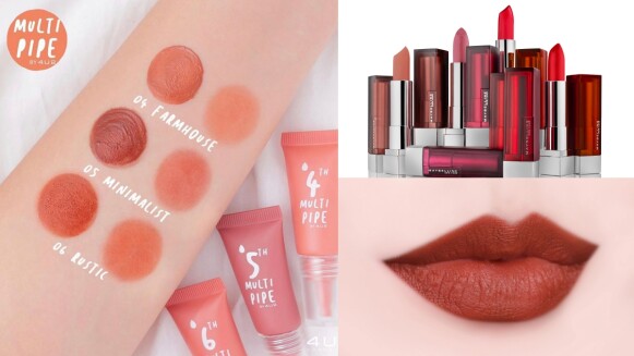 2020秋日開架唇彩推薦,焦糖色系顯白好入手:Maybelline、4U2、ZA、L’oreal、I’M MEME!
