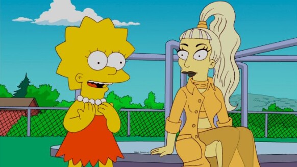Lady Gaga好可愛! 化身辛普森家庭人物空降影集傳授超人氣密技
