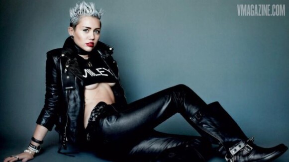再會了迪士尼!麥莉Miley Cyrus最大膽封面拍攝!