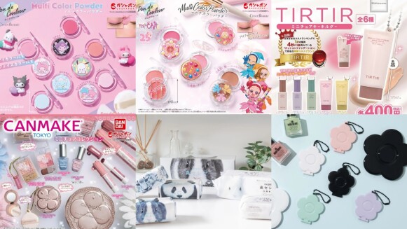 2024最新日本扭蛋美妝!CANMAKE、TIRTIR還有小魔女DoReMi變身器腮紅,遊日別忘了轉一顆