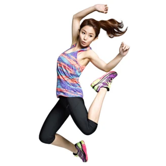 愛情事業兩得意！郭書瑤擔任美國百年跑鞋品牌Saucony代言人