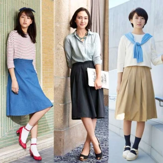【街頭直擊】是春天啊！微慵懶Look關鍵字：大圓裙‧窄管褲