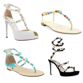 夏天必備串珠單品！義大利鑽砂鞋后也擋不住的熱潮