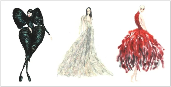 知名插畫家 帶你回顧 Alexander McQueen 10 套指標性設計!