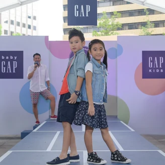 艾力克斯出席GAP徵小小代言人活動，帶兒女一同秀時尚！