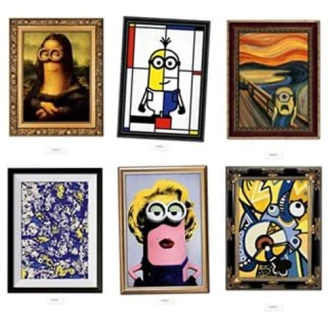 達文西、Andy Warhol、畢卡索，小小兵到底偷偷惡搞了哪些畫家？