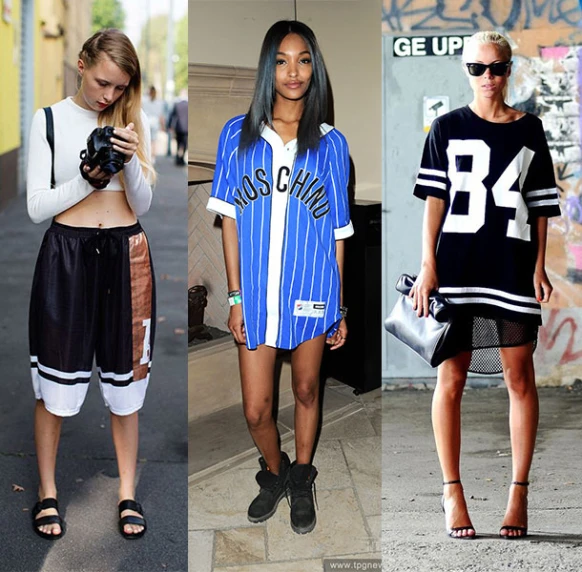 球衣也能穿出性感味！歐美型人示範教你如何駕馭球衣時尚