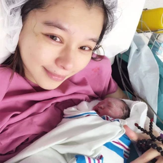 剛生完還是一樣美!徐若瑄平安產下小V寶