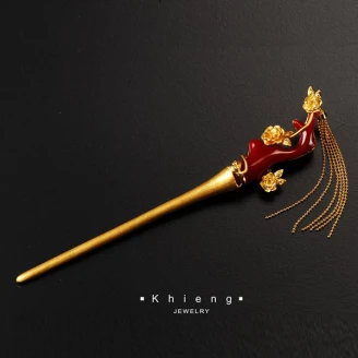 方國強 Khieng Jewelry 優雅「花簪」定情七夕