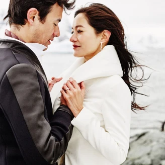 Janet與George南極夢幻婚禮 以DIAMOND BANK婚戒立下誓言