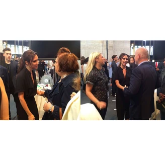 【紐約時裝週】臭臉貝嫂變親切了！興奮又叫又笑成了秀外大亮點！