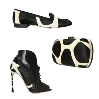 秋冬野性當道 獨特長頸鹿紋勾勒雙腿的性感曲線