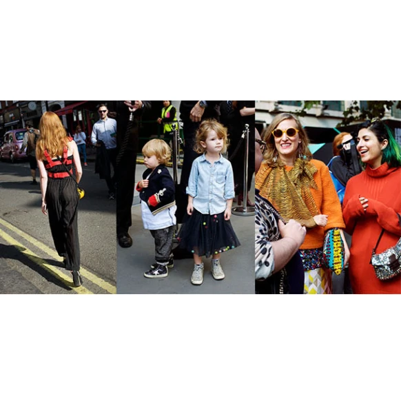 【倫敦時裝週】倫敦潮人瘋配件！吊帶成亮點，絲巾還能取代醫療用三角巾