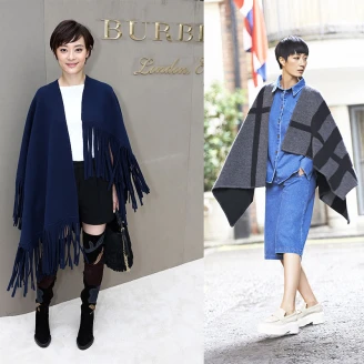 一件斗篷走天下！桂綸鎂、孫儷、UIE都必備的秋冬保暖好物