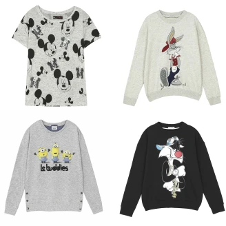 卡通巨星俏皮上身 Bershka 推出最新授權商品