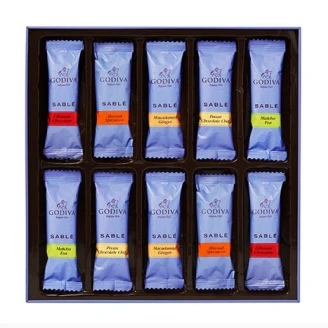 GODIVA 全新推出的Sablés酥餅系列 帶你悠遊五大洲